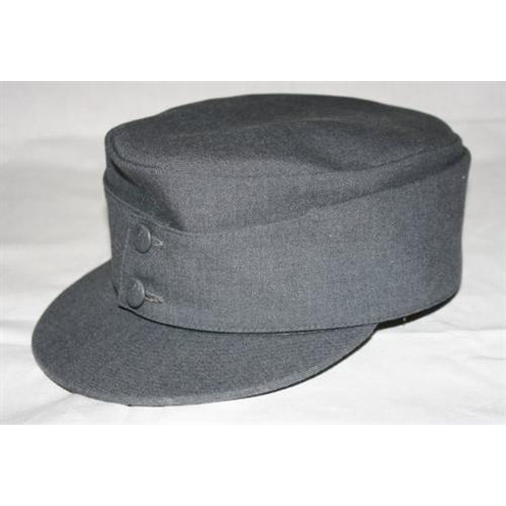 Original finnische Feldmütze Bergmütze Mütze neu grau WW II style Gr. 54