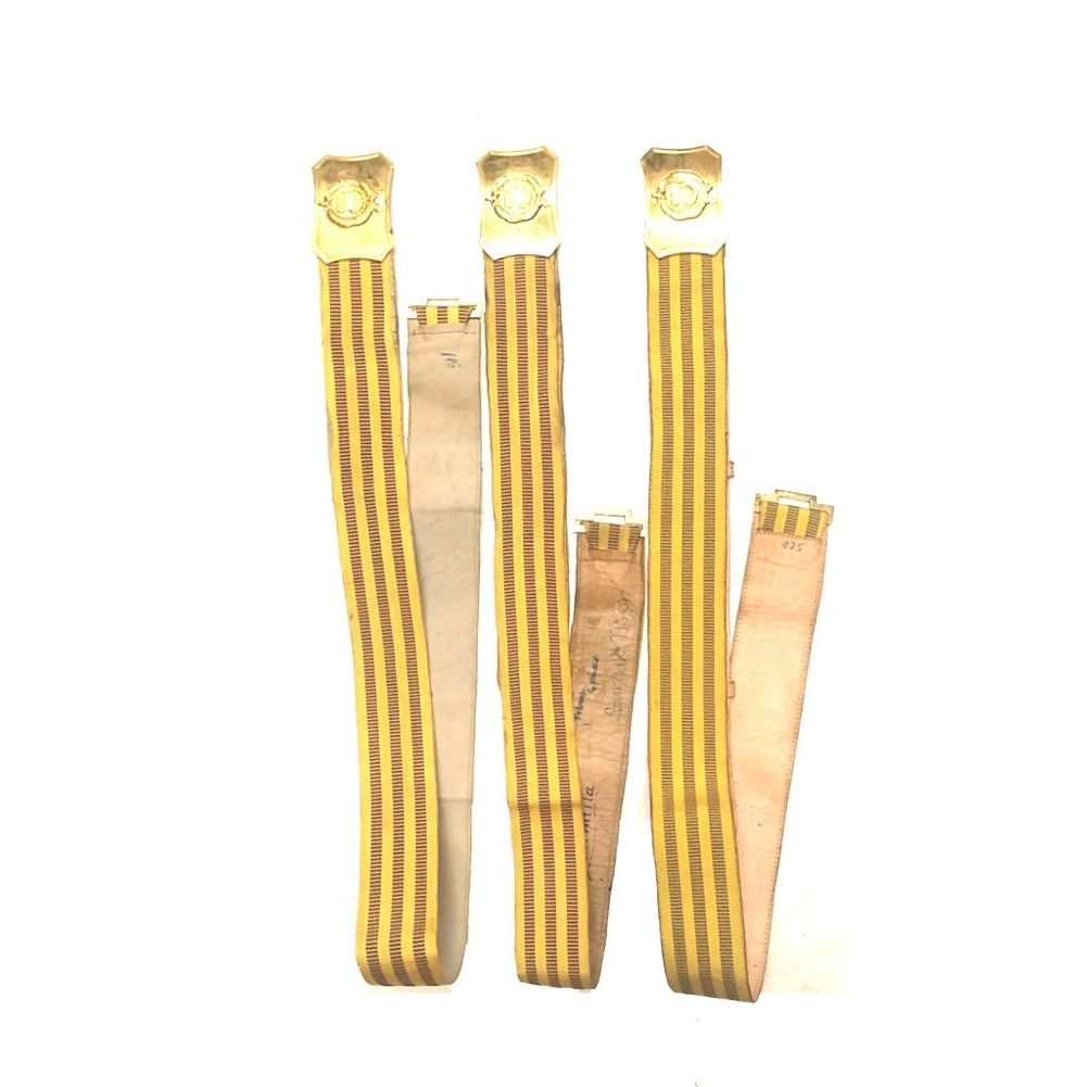 Paradekoppel gold durchwirkt für Offiziere - mit goldener Koppel Paradekoppel gold durchwirkt für Offiziere - mit goldener Koppel