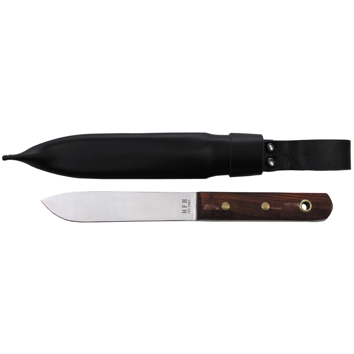 BW Bundeswehr Matrosenmesser Messer Holzgriff inkl. Scheide