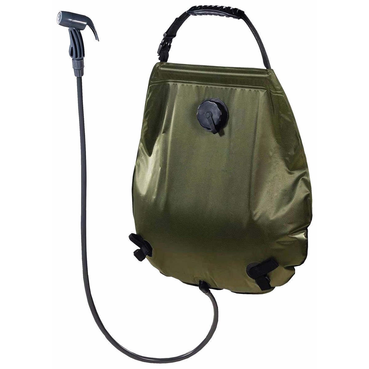 Solar Dusche, "Deluxe", 20 l, oliv, mit Transportbeutel 37633 Solar Dusche, "Deluxe", 20 l, oliv, mit Transportbeutel 37633