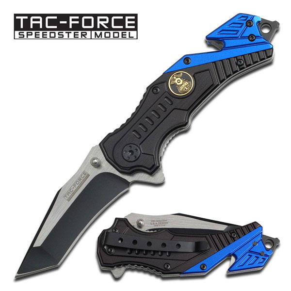 TAC Force unterstützende Öffnung Taschenmesser zweifarbige Tanto Klinge TF-640PD TAC Force unterstützende Öffnung Taschenmesser zweifarbige Tanto Klinge TF-640PD
