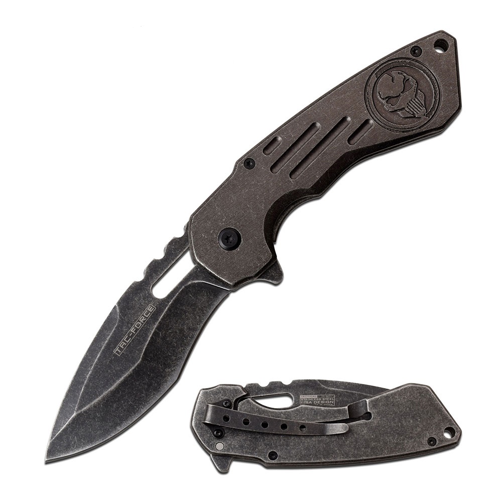 Tac Force federunterstütztes Taschenmesser schwarz TF-967D Tac Force federunterstütztes Taschenmesser schwarz TF-967D