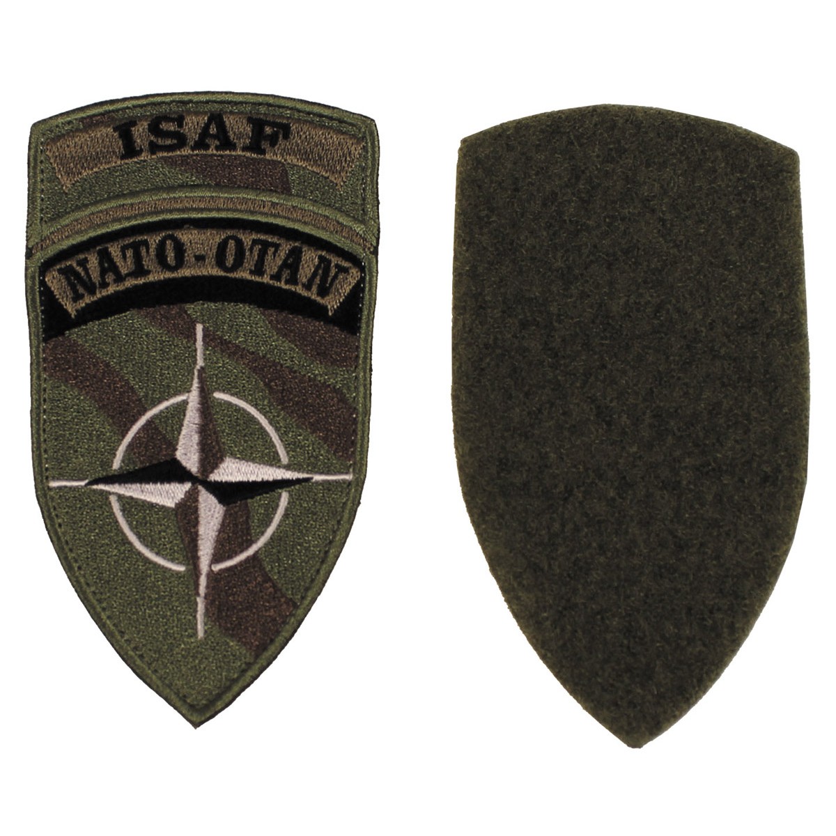 5 Stück Klettabzeichen ISAF NATO-OTAN neuwertig 5 Stück Klettabzeichen ISAF NATO-OTAN neuwertig
