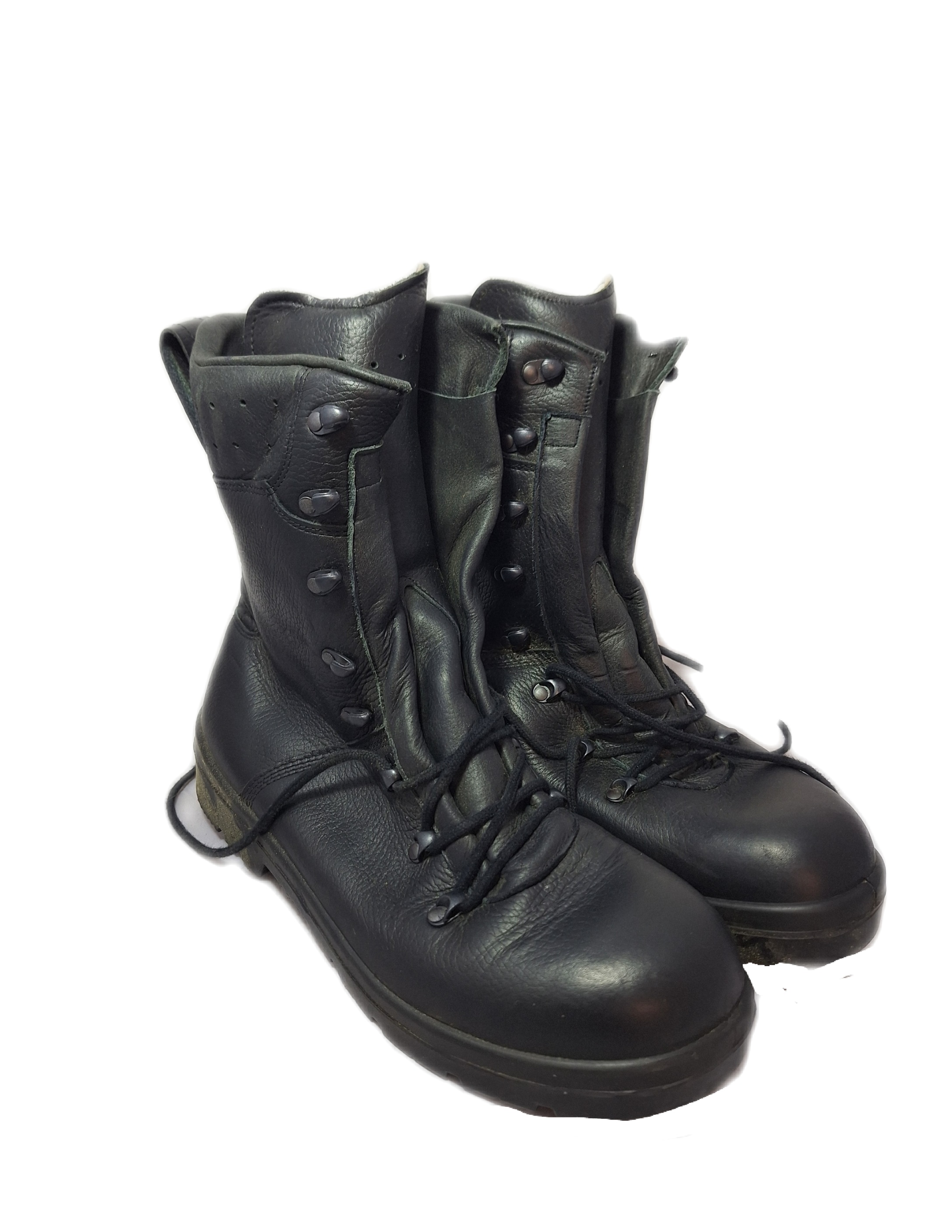 ~159 Kampfstiefel Original Bundeswehr BW Gr. 44,5 Stiefel Herren Leder Militär