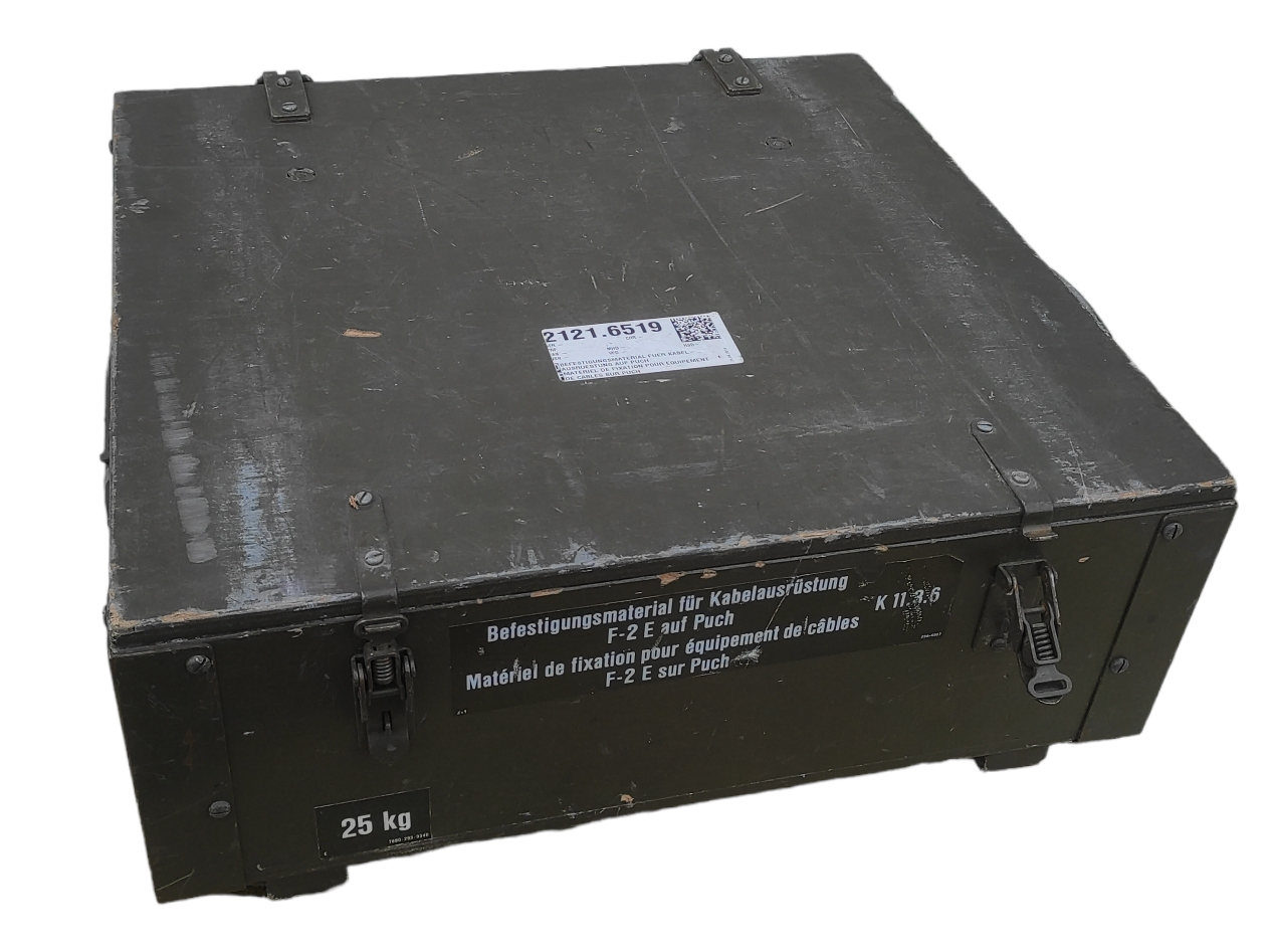 Schweizer Armee kiste Holzkiste für Steyr Puch oliv 53x50x21 Schweizer Armee kiste Holzkiste für Steyr Puch oliv 53x50x21