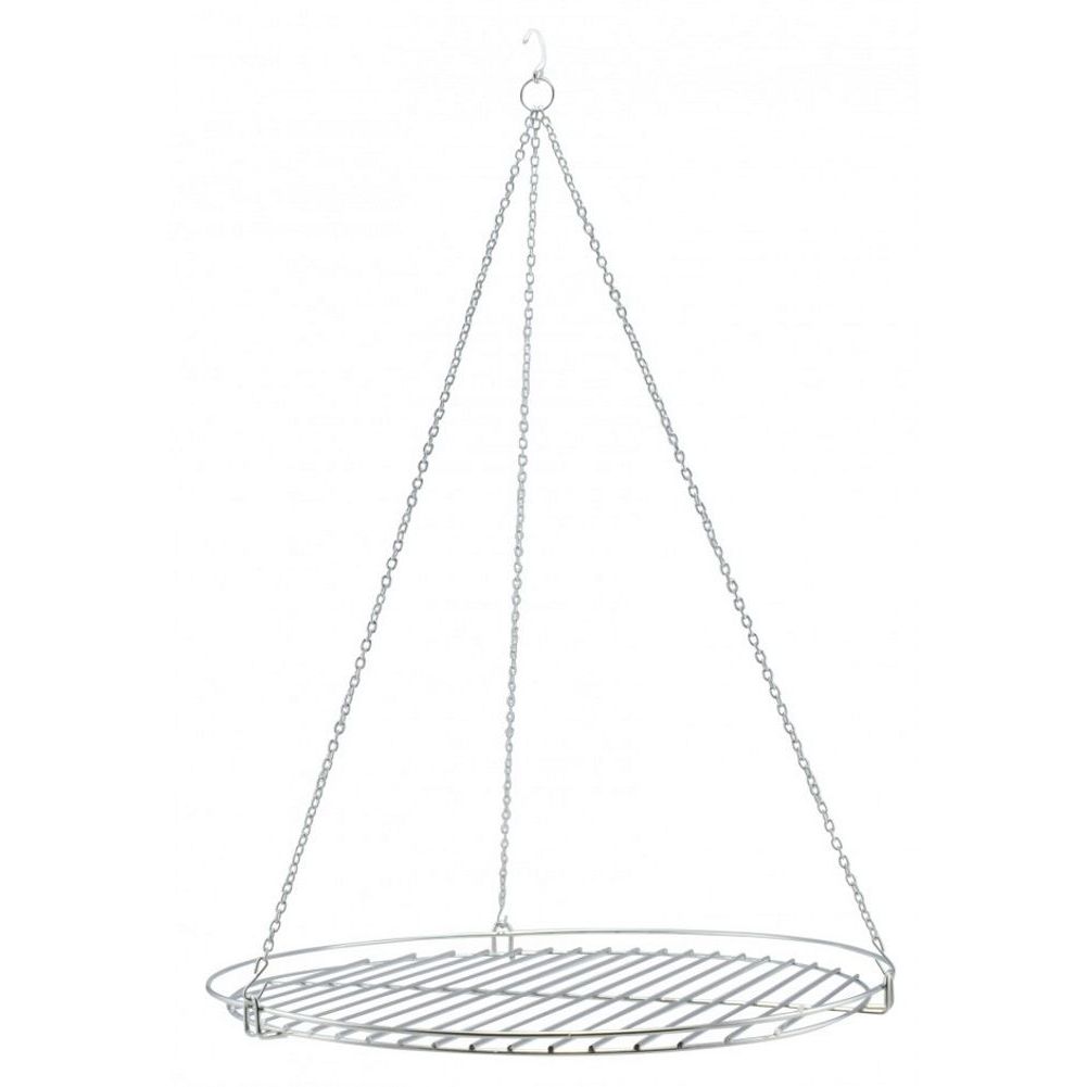 Hängegrill Schwenkgrill Rost mit Kette Ø 50 cm Standgrill Dreibeingrill 11423