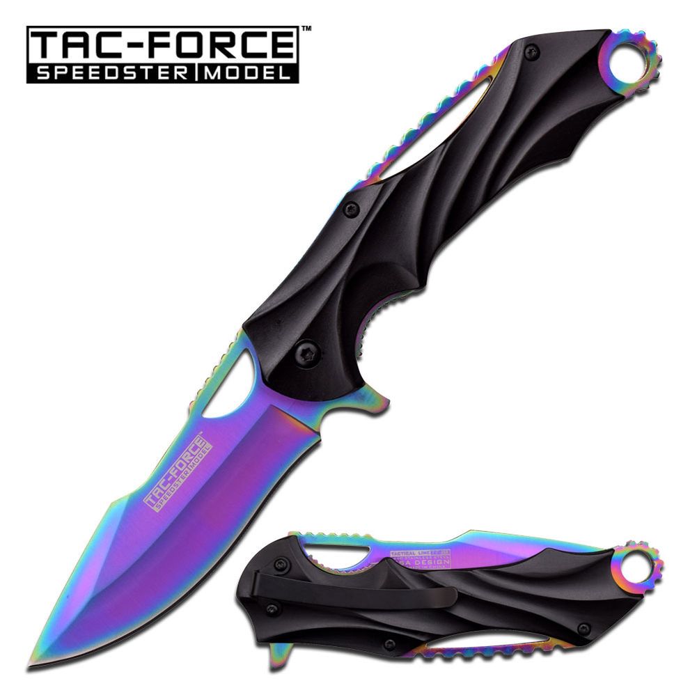 Tac Force USA Taschenmesser Jagdmesser Messer Rainbow TF-858RB Tac Force USA Taschenmesser Jagdmesser Messer Rainbow TF-858RB