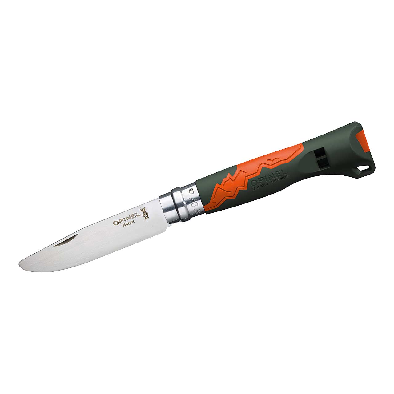 Opinel Kindermesser OUTDOOR JUNIOR khaki/orange No 07 Opinel Kindermesser OUTDOOR JUNIOR khaki/orange No 07