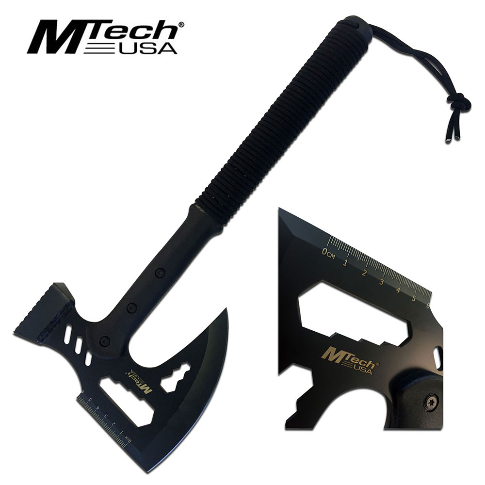 MTech USA Axt Schwarze Klinge Länge gesamt in cm: 16.51 MT-AXE14 MTech USA Axt Schwarze Klinge Länge gesamt in cm: 16.51 MT-AXE14