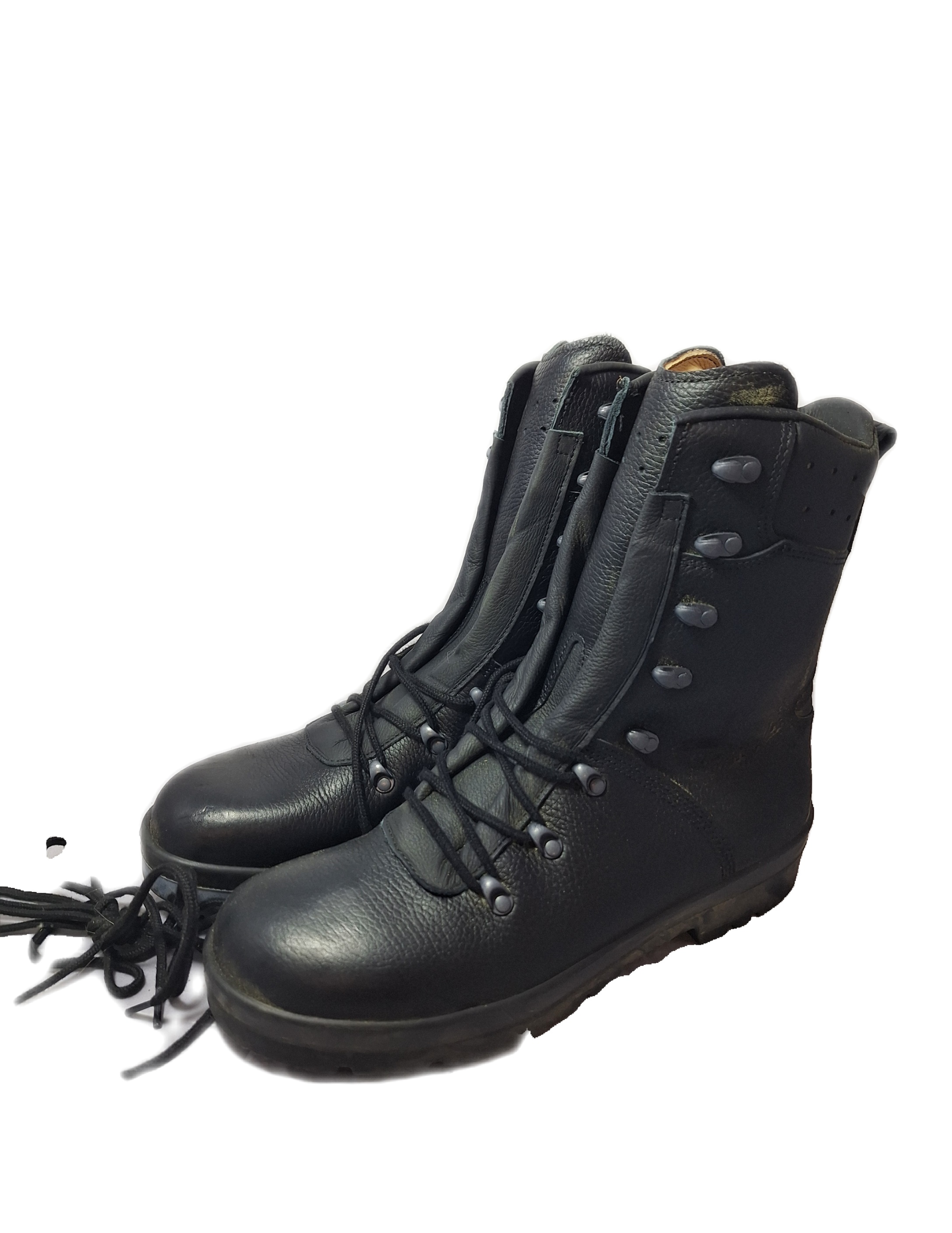 ~163 Kampfstiefel Original Bundeswehr BW Gr. 44,5 Stiefel Herren Leder Militär