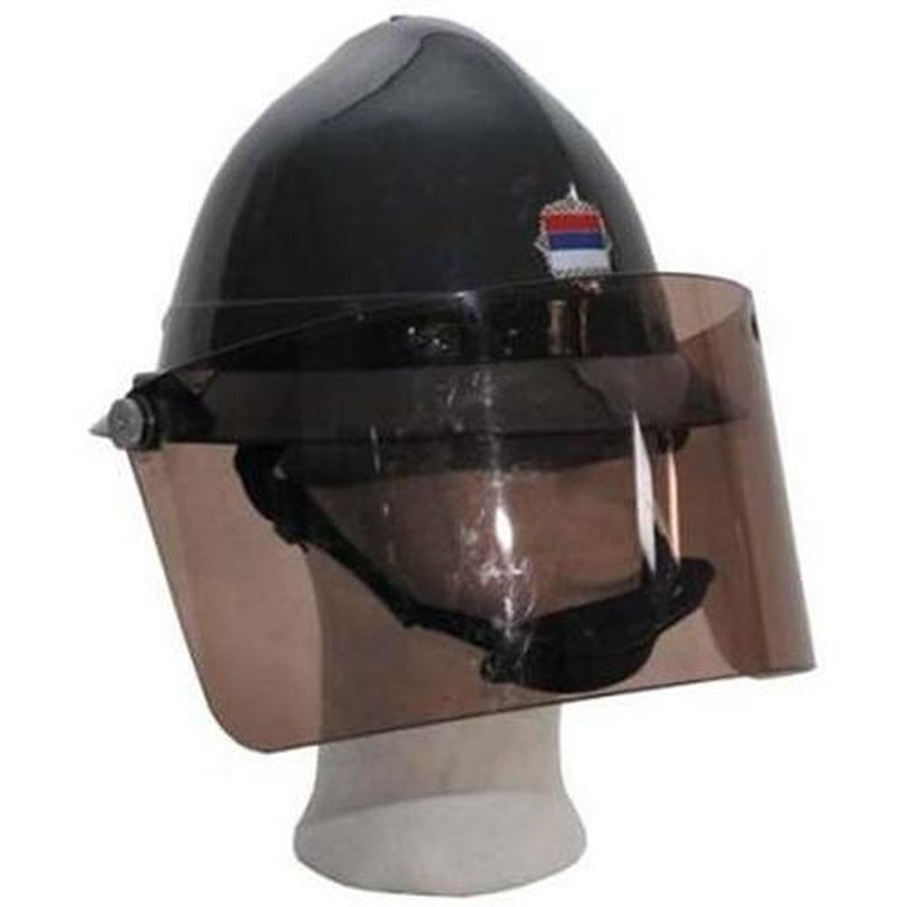 Serbischer Feuerwehrhelm grau
