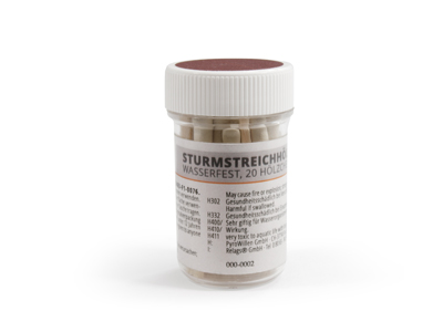 1x 20 Zündhölzer Origin Outdoors Wasserfeste Sturmstreichhölzer in Dose 620150 1x 20 Zündhölzer Origin Outdoors Wasserfeste Sturmstreichhölzer in Dose 620150