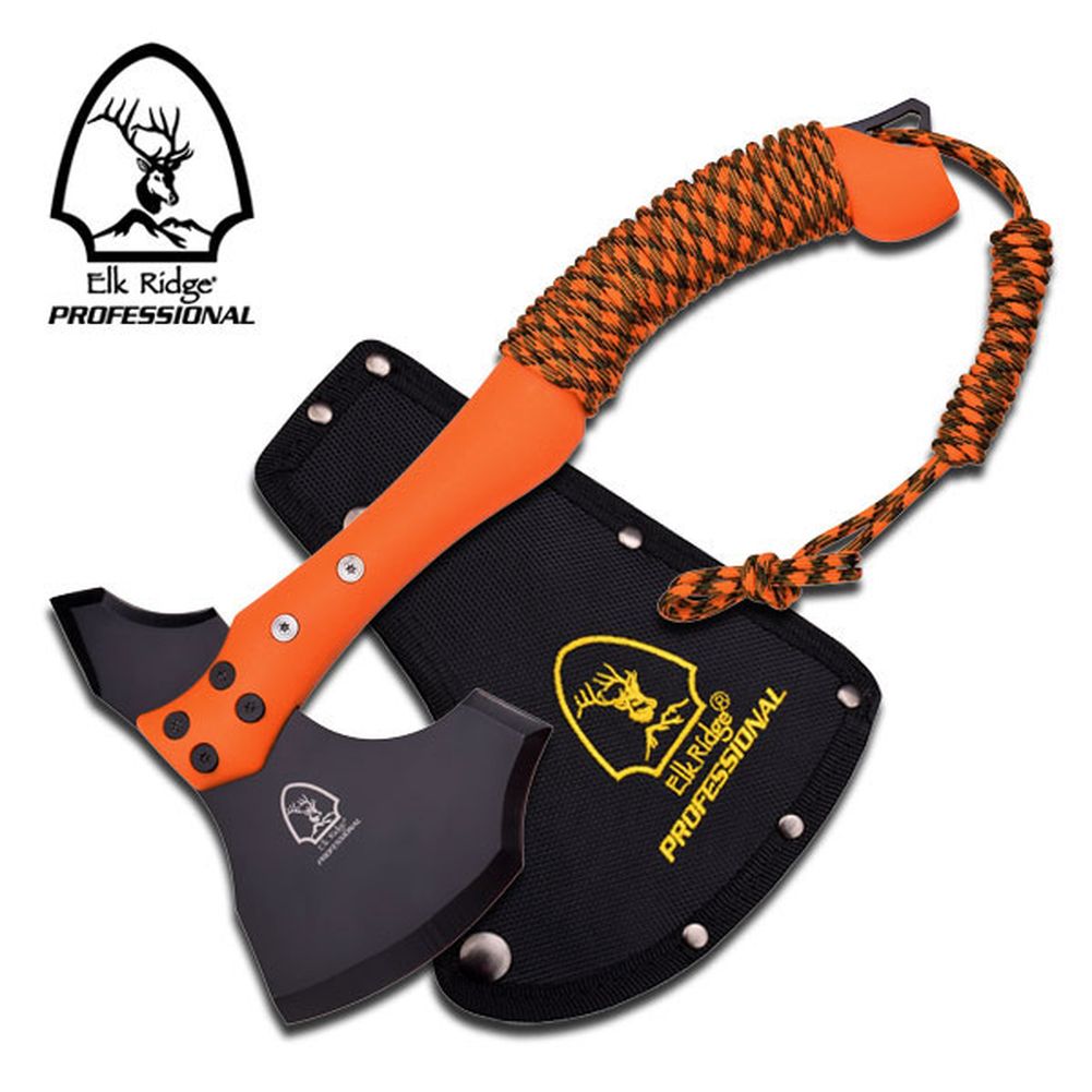 Elk Ridge Professional Outdoor Survival Axe Axt Beil Tomahawk Scheide EP-AXE1OR