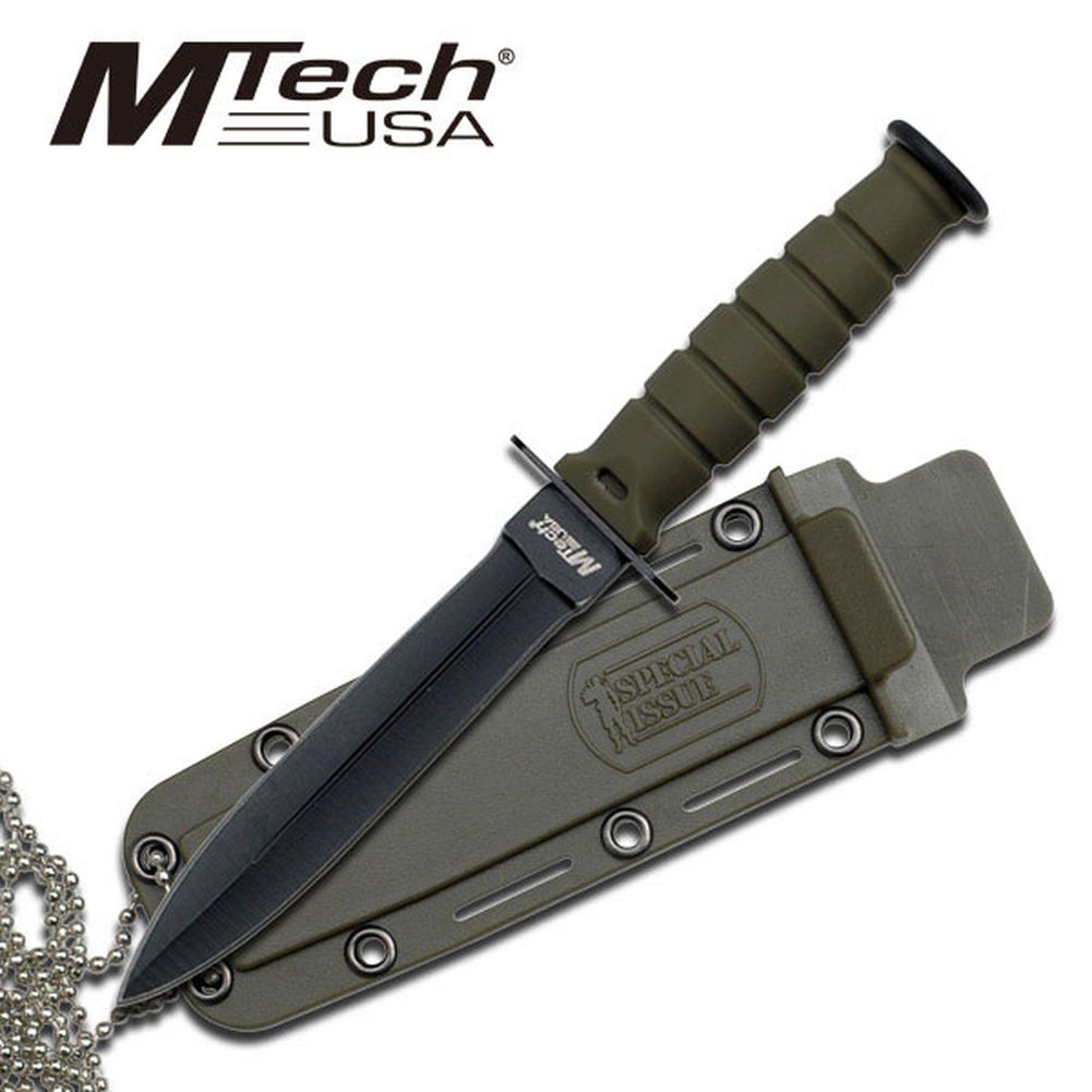 MTech USA Umhängemesser klein Outdoor Taschenmesser Messer Länge 15cm MT-632DGN MTech USA Umhängemesser klein Outdoor Taschenmesser Messer Länge 15cm MT-632DGN