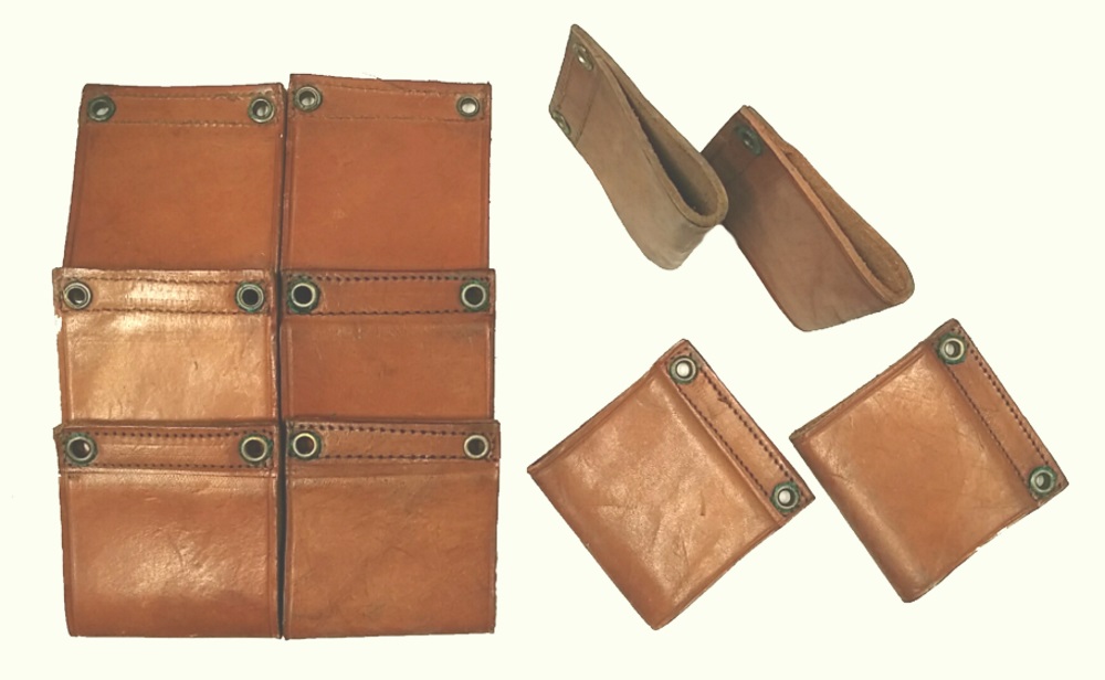 CZ Armee Lederschlaufen Koppel Gurt Taschen Zubehör Leder 10 Stück CZ Armee Lederschlaufen Koppel Gurt Taschen Zubehör Leder 10 Stück