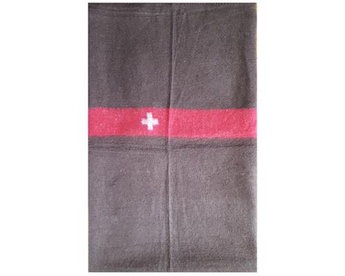 Schweizer Decke Polyester 200 x 150 cm braun mit weißen Kreuz neu Schweizer Decke Polyester 200 x 150 cm braun mit weißen Kreuz neu