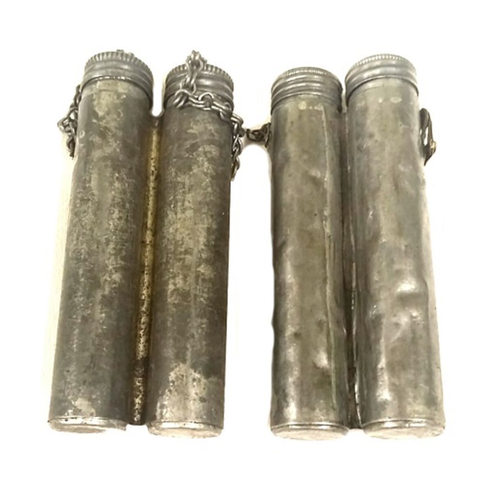 2er Pack Schwedische Armee Öldose Hülse Öler Mauser M/96 Metall gebraucht 2er Pack Schwedische Armee Öldose Hülse Öler Mauser M/96 Metall gebraucht