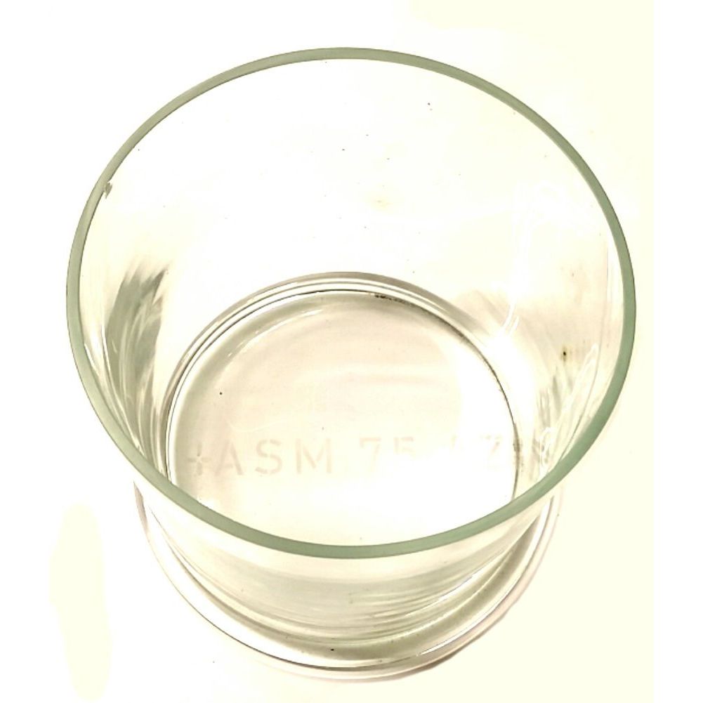 Schweizer Armee ASM Assistent Glaszylinder ohne Deckel mit Fuß Ø 14,5 Schweizer Armee ASM Assistent Glaszylinder ohne Deckel mit Fuß Ø 14,5