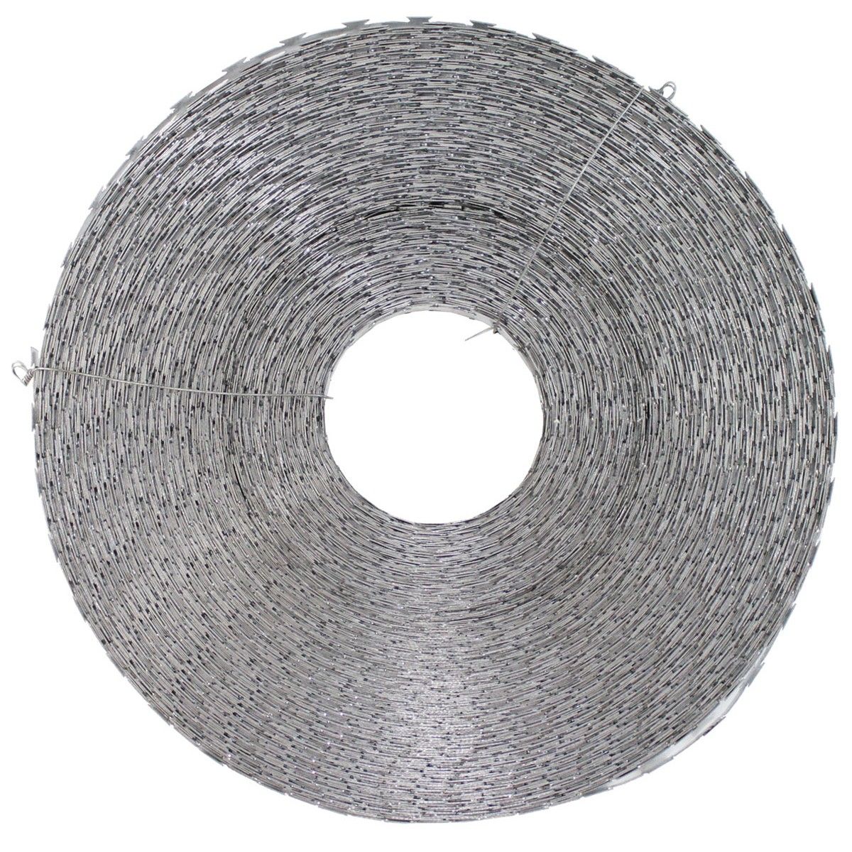 Band Stacheldraht Metall verzinkt 120 m gerollt neu Band Stacheldraht Metall verzinkt 120 m gerollt neu