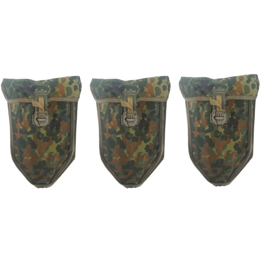 3 Stück Bundeswehr Spatentasche Klappspatentasche flecktarn gebraucht 3 Stück Bundeswehr Spatentasche Klappspatentasche flecktarn gebraucht