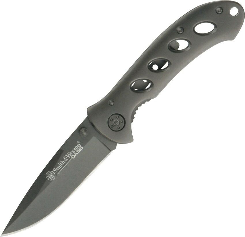 Smith & Wesson OasisTitanbeschichtet mit Clip Taschenmesser o.Messer Stahl 440 Smith & Wesson OasisTitanbeschichtet mit Clip Taschenmesser o.Messer Stahl 440