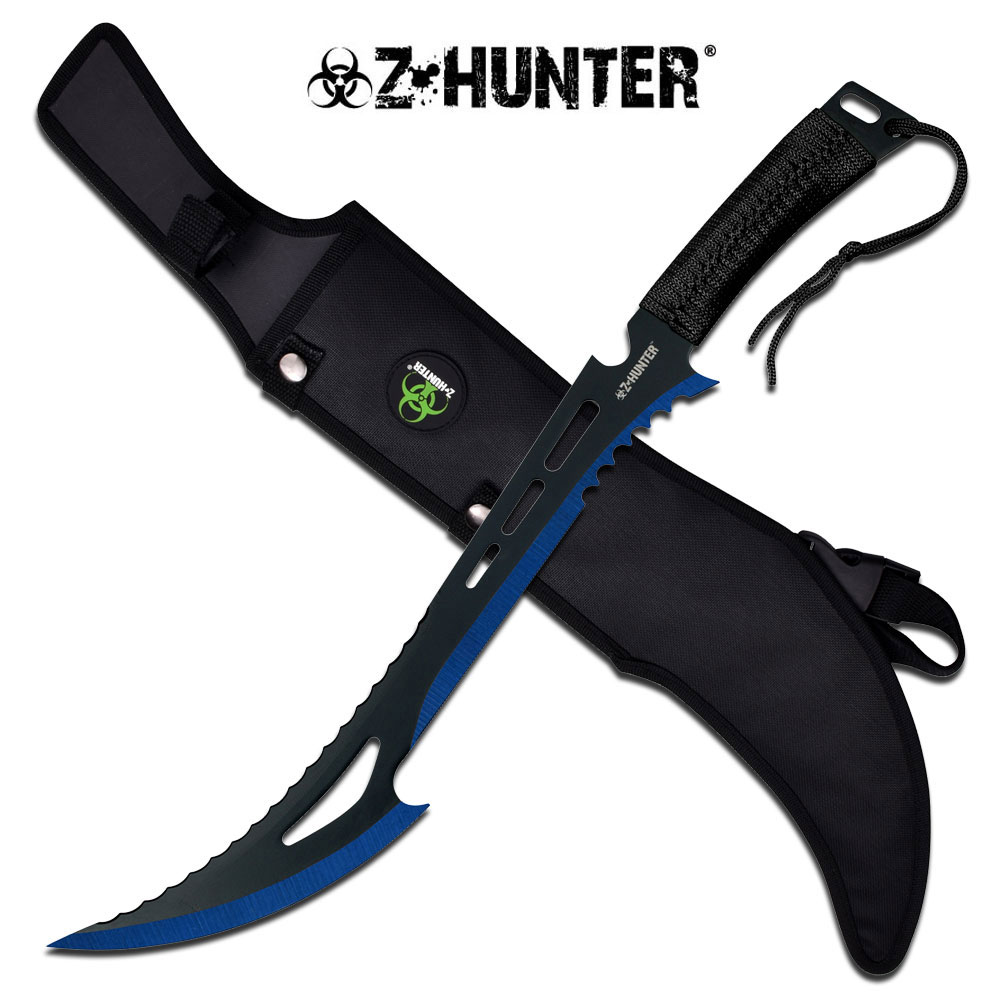 Zombie Hunter Messer Machete Buschmesser 61 cm Hackmesser Nylonscheide ZB-020BL