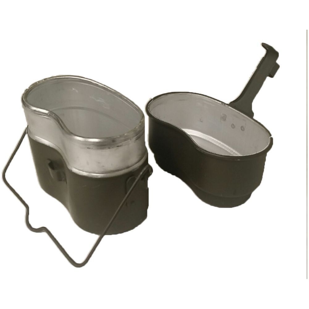 Soldatentopf Polnische Armee Militär Armee Feldgeschirr Essgeschirr Metall Soldatentopf Polnische Armee Militär Armee Feldgeschirr Essgeschirr Metall