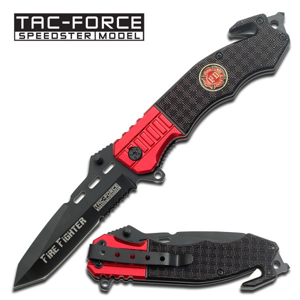 Tac Force Rettungs Taschenmesser Glasbrecher Gurtschneider Clip TF-740FD Tac Force Rettungs Taschenmesser Glasbrecher Gurtschneider Clip TF-740FD
