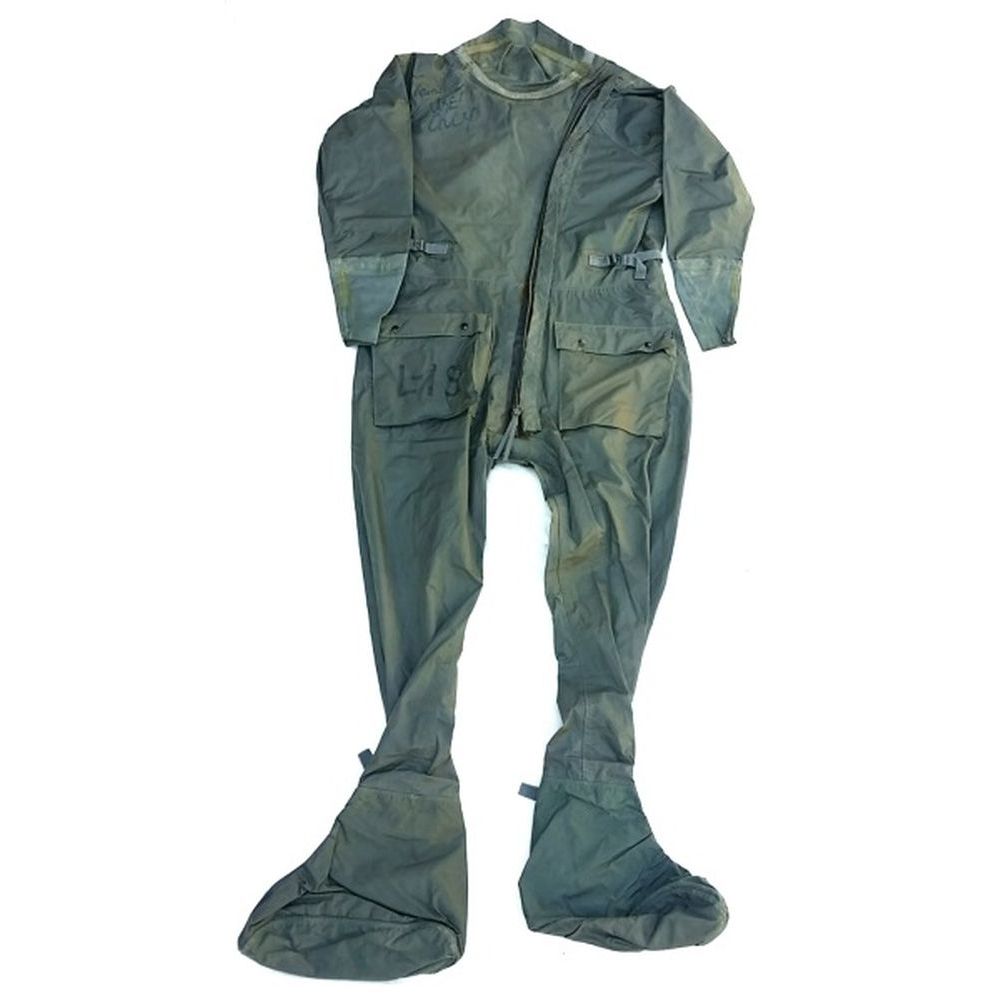 Fliegeranzug US oliv Schutzanzug Gummianzug Taucheranzug Anti-G CWU16 Anzug L/XL