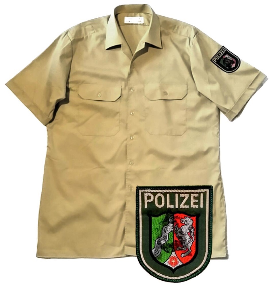 Polizei Hemd kurzarm Polizeihemd keine aktuelle Uniform gestempelt Gr.43/44