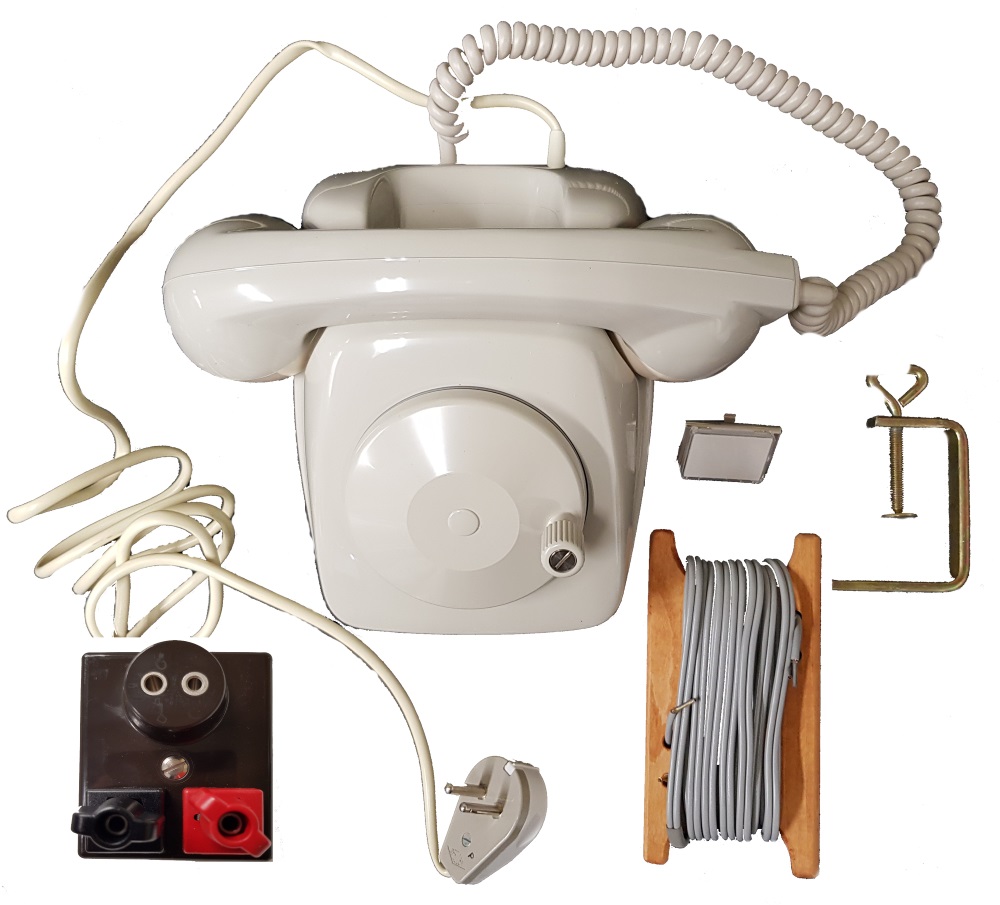 Schweizer Zivilschutz Tischtelefon Modell 70 LB Schraubklemme Zubehör Schweizer Zivilschutz Tischtelefon Modell 70 LB Schraubklemme Zubehör
