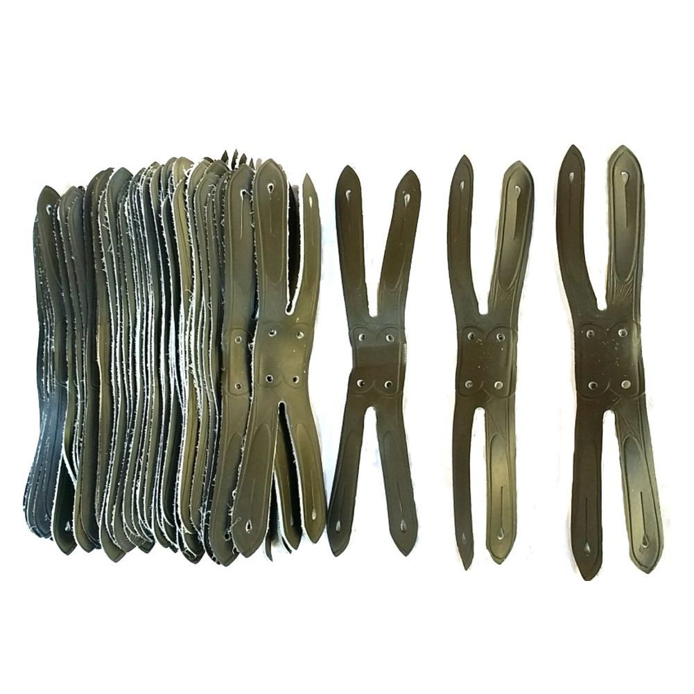 50 Stück Bundeswehr BW Original Hosenträger Schlaufen Y-Form Leder Ersatzteil 50 Stück Bundeswehr BW Original Hosenträger Schlaufen Y-Form Leder Ersatzteil