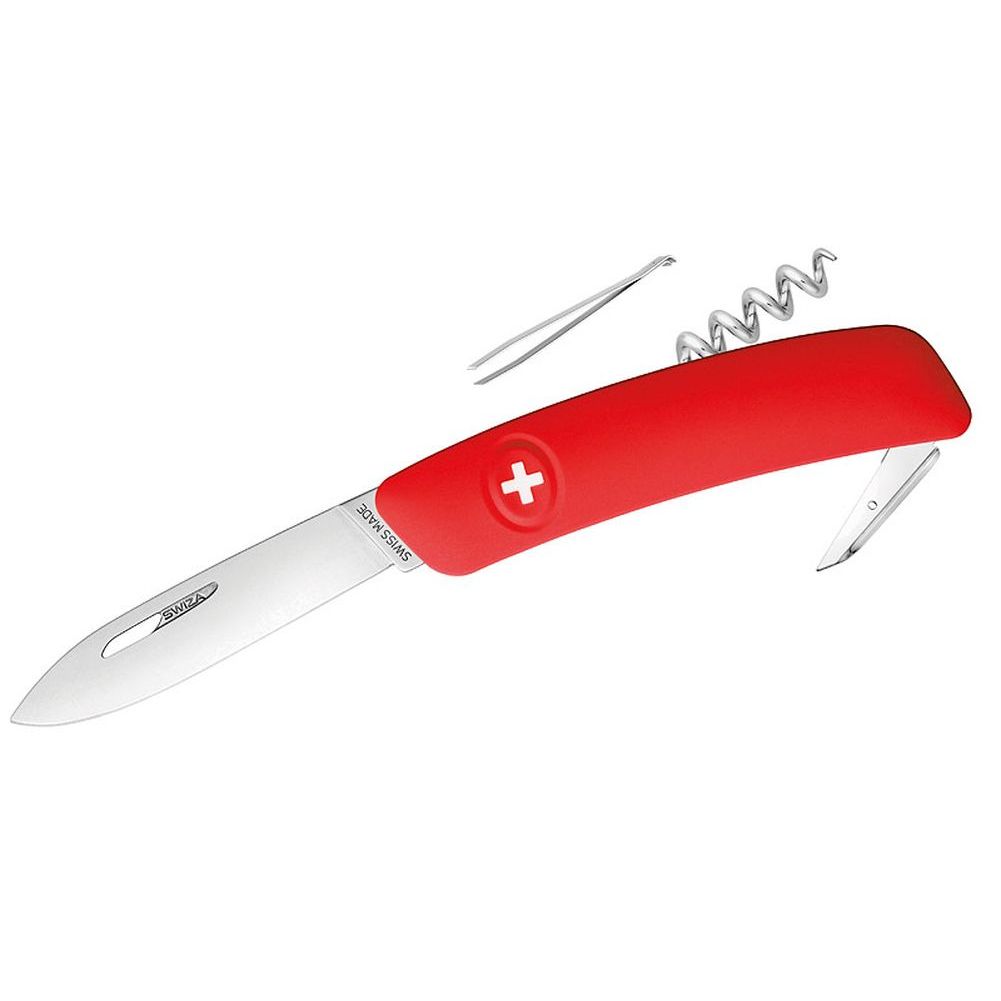 Swiza Schweizer Messer D01 Stahl 440 Klingensperre rot 690101 Swiza Schweizer Messer D01 Stahl 440 Klingensperre rot 690101