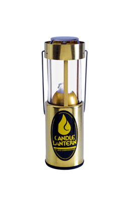 UCO Kerzenlaterne - Messing poliert - 570200 L-B-STD BRASS