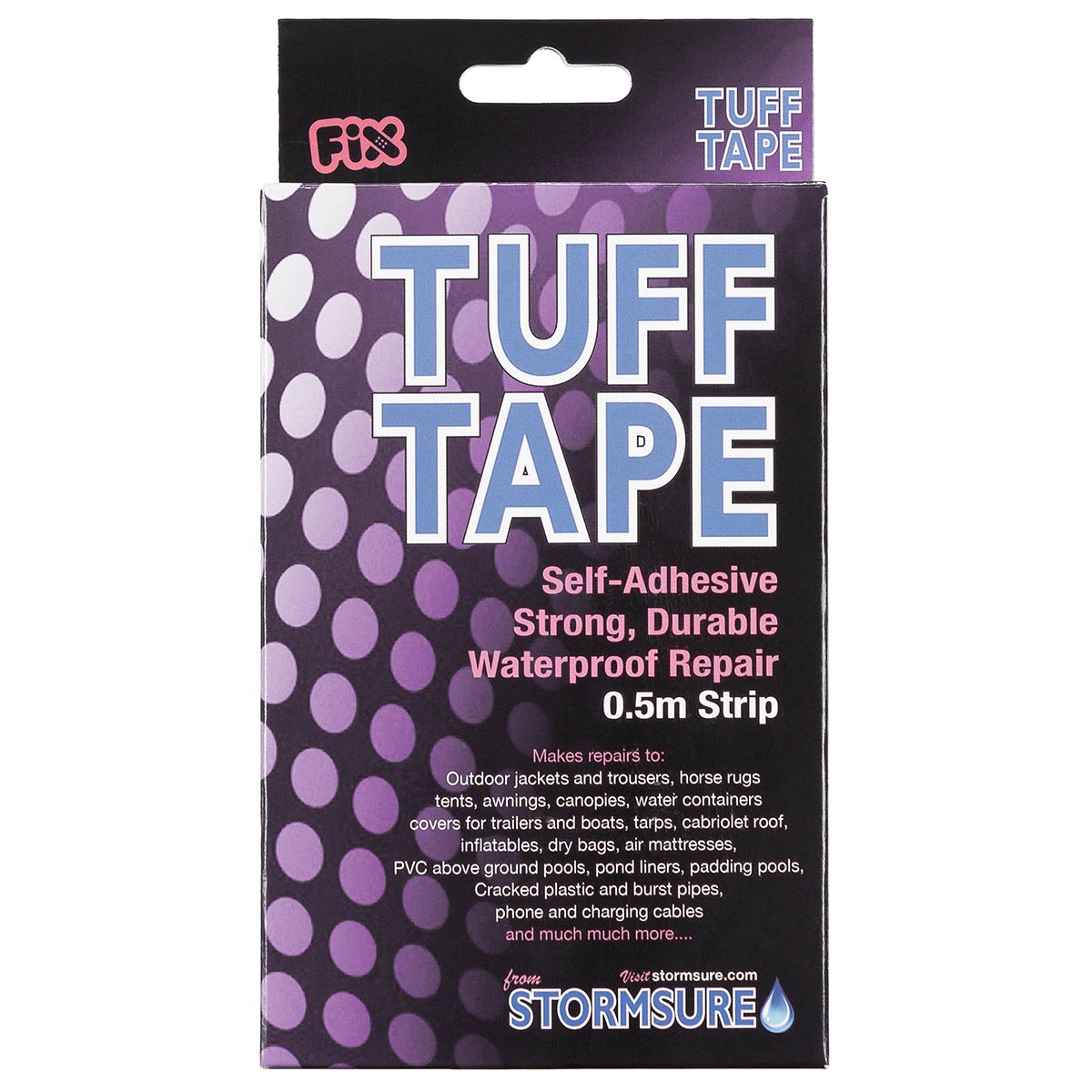 STORMSURE Reparaturband Klebeband 50 x 7,5 cm 27334B STORMSURE Reparaturband Klebeband 50 x 7,5 cm 27334B