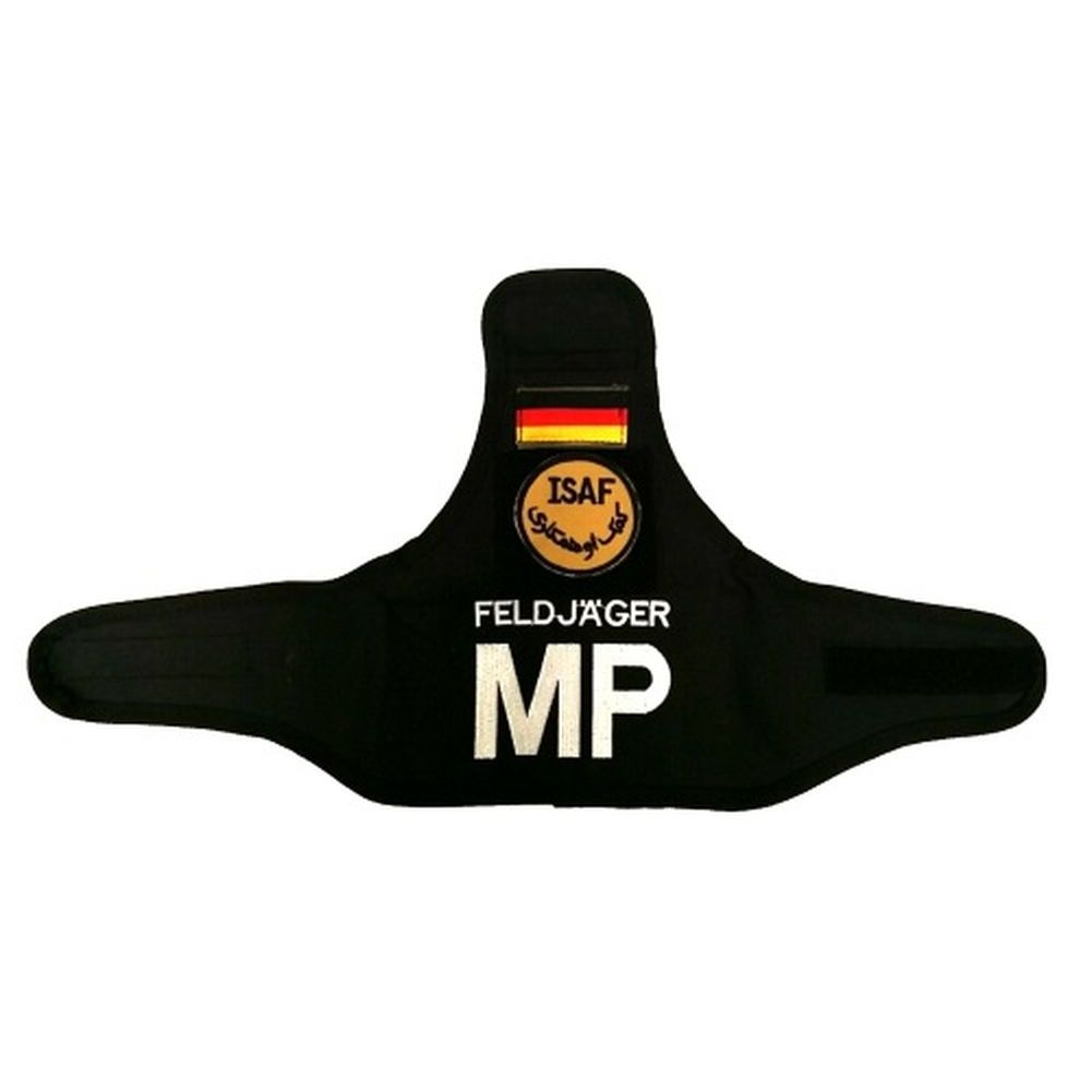 Bundeswehr Armbinde Feldjäger MP coyote - schwarz ISAF Bundeswehr Armbinde Feldjäger MP coyote - schwarz ISAF