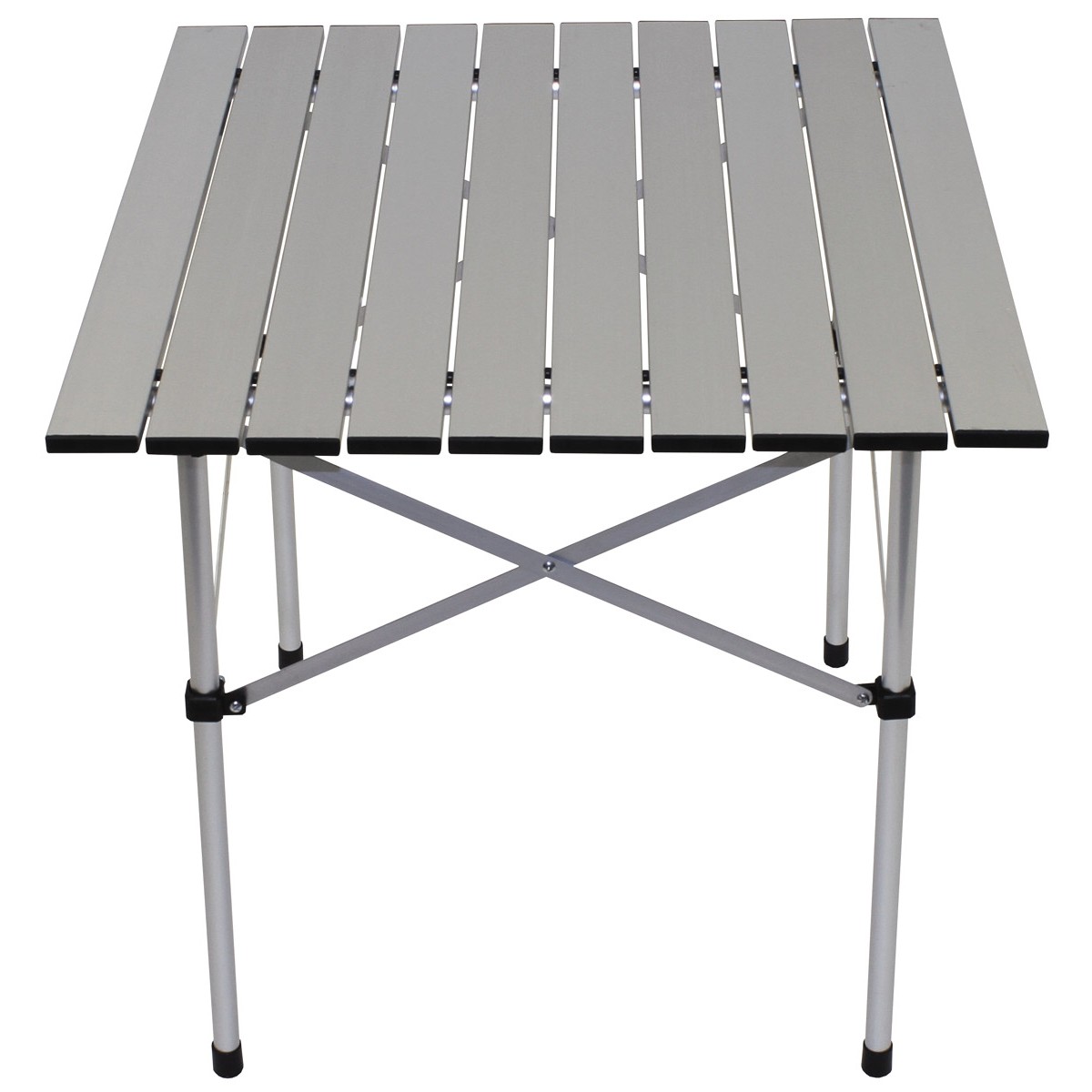 Camping-Rolltisch, Alu, Gestell klappbar - 31874