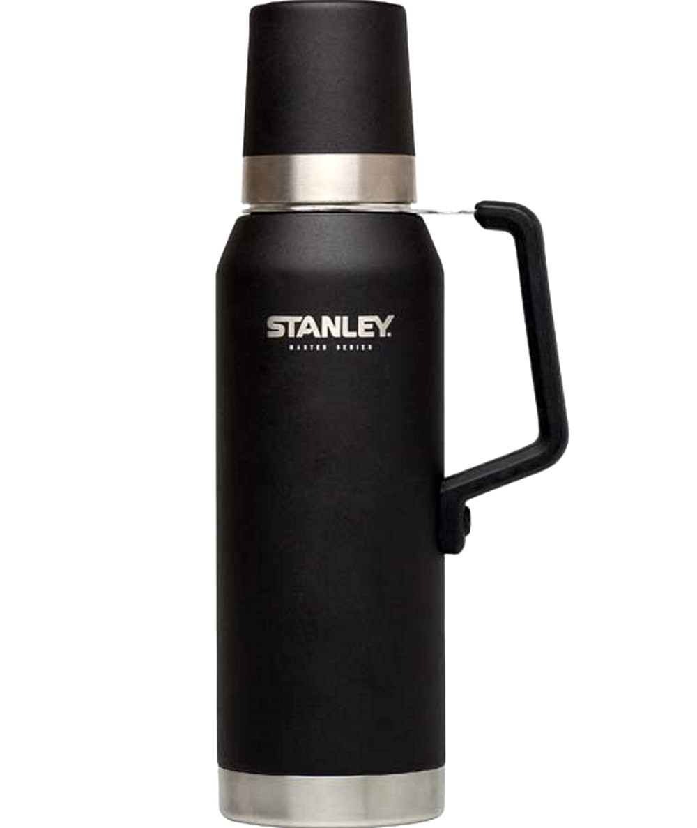 Stanley VacuumBottle 1,3l QuadVac Vakuumisolierung silikonummantelter Stahlgriff Stanley VacuumBottle 1,3l QuadVac Vakuumisolierung silikonummantelter Stahlgriff