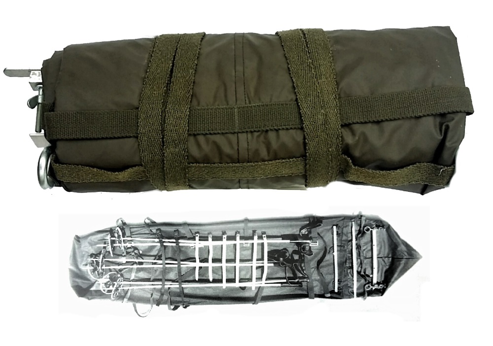 Schweizer Armee Notschlitten "Gaillard Dufour" Rettungsschlitten Spanntuch Schweizer Armee Notschlitten "Gaillard Dufour" Rettungsschlitten Spanntuch
