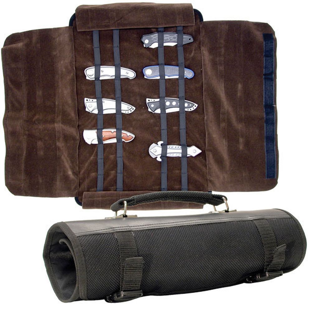 Messertragetasche Roll Tasche bis zu 24 Messer ohne Inhalt Köche Jäger C-KR2