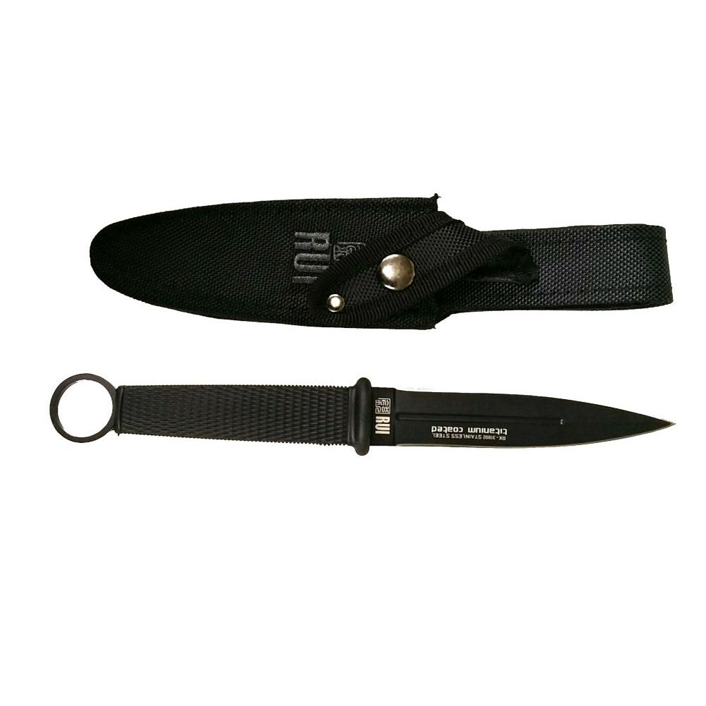 RUI Messer Rettungsmesser TACTICAL Knives Edelstahl Griff + Nylonscheide 31892 RUI Messer Rettungsmesser TACTICAL Knives Edelstahl Griff + Nylonscheide 31892