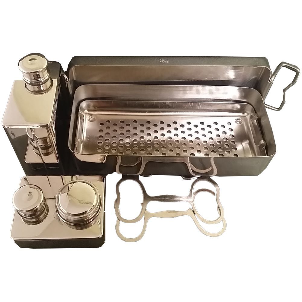 Schweizer Armee Sterilisierer THENOT PARIS Antik Sterilisationsset Desinfektion Schweizer Armee Sterilisierer THENOT PARIS Antik Sterilisationsset Desinfektion