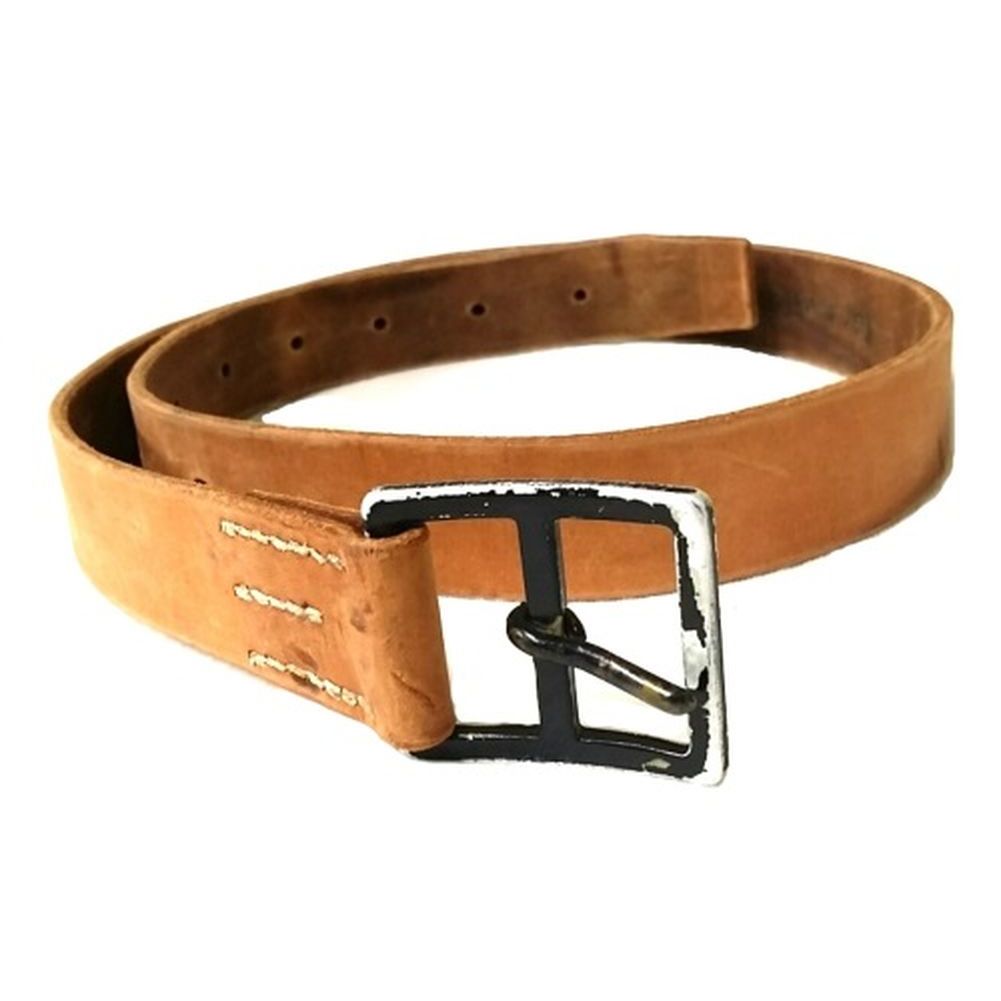 Schweizer Armee Original Naturleder Ledergurt Ledergürtel Gr. 100
